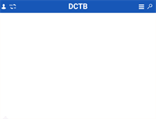 Tablet Screenshot of dctb.de